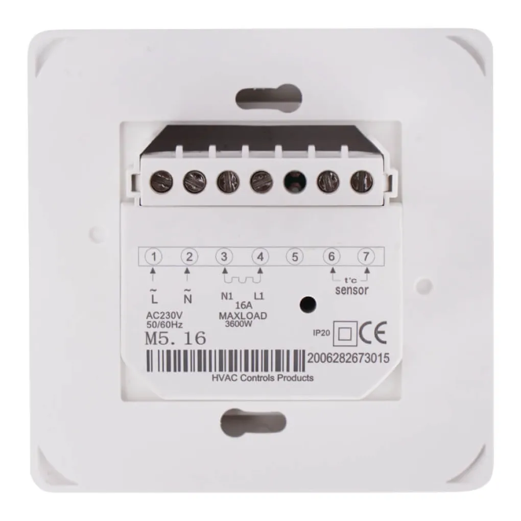Терморегулятор Heat Plus M.15 W механический 16А белый (M.15 W)- Фото 4